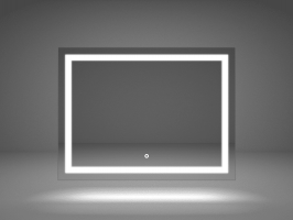 Зеркало с подсветкой Rimini LED 800x600, с сенсором и подогревом 2 кнопки ЗЛП167
