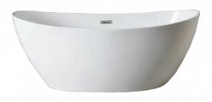 Ванна акриловая Azario GLASGOW, свободностоящая, в комплекте с сифоном и металлической рамой (GLA16778)