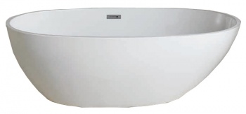 Ванна акриловая Azario LEEDS, свободностоящая, в комплекте с сифоном и металлической рамой (LEE17085)