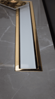 Душевой лоток Pestan Confluo Premium Line 850 White Glass Gold