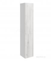 Шкаф - колонна AQUATON Сакура правая ольха наварра, белый глянец 1A219903SKW8R