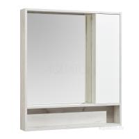 Зеркальный шкаф AQUATON Флай 80 белый, дуб крафт 1A237702FAX10