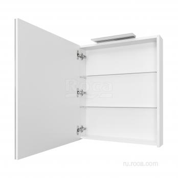 Зеркальный шкаф Roca Oleta 60 левый, белый матовый, A857645501