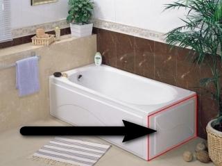Панель торцевая modern,elegance (экран боковой) для ванн 1MarKa - MARKA